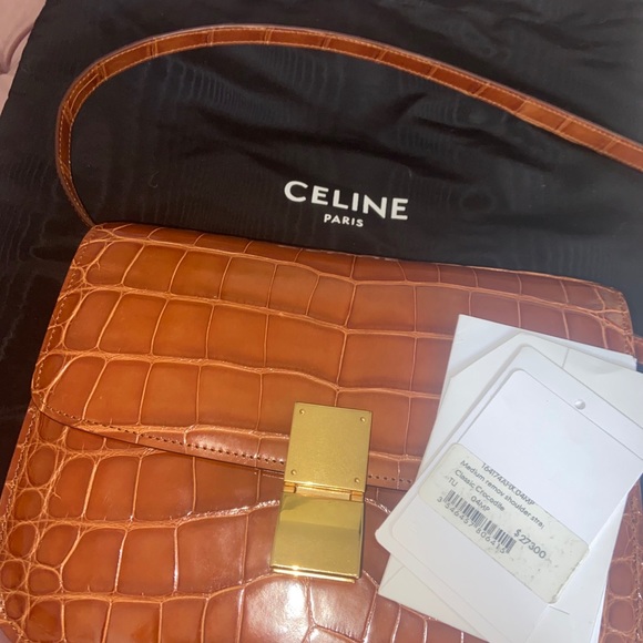 Celine Launches Made-to-Order Crocodile Leather Handbags Brand new Crocodile Celine bag